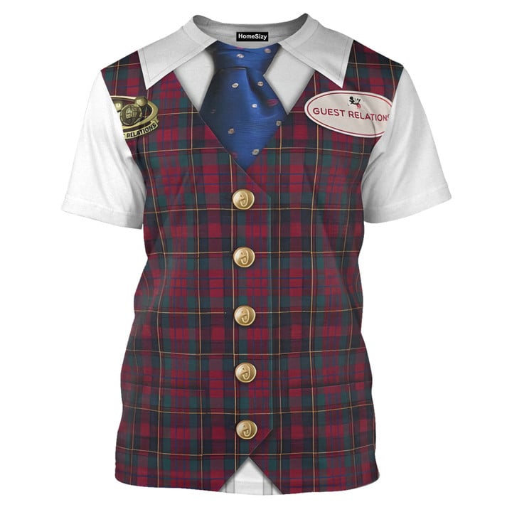 DNCartoon  Guest Relations Outfit DNCartoon  Cast Member Cosplay Costumes - 3D T-Shirt