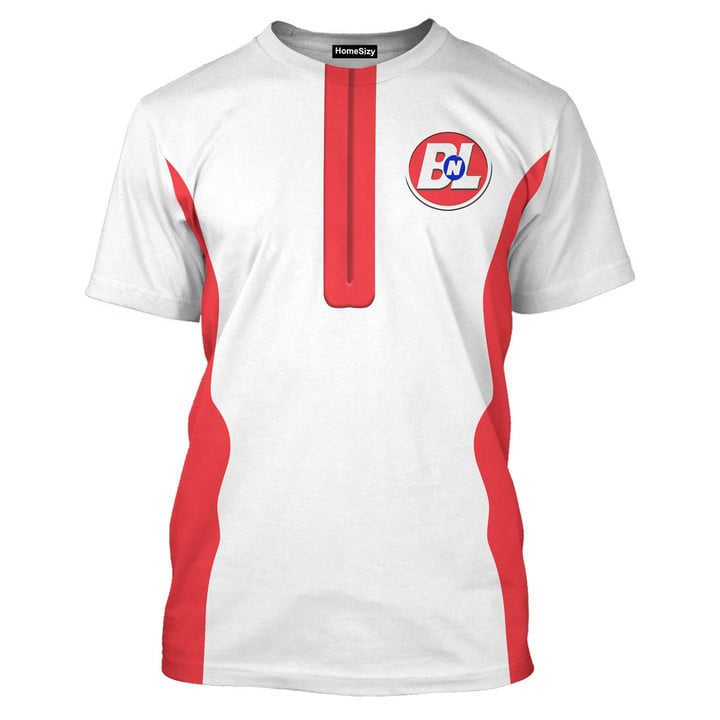 Captain Costume Red White Cosplay - T-Shirt