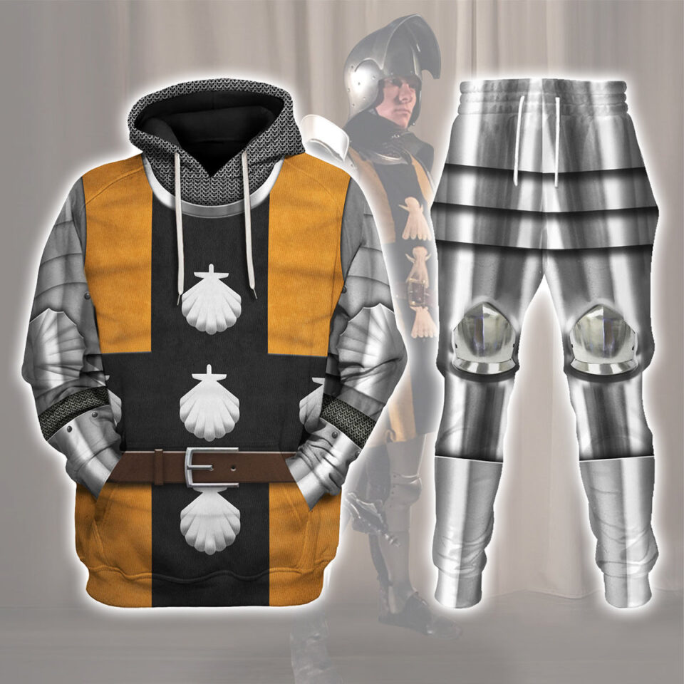 1415 Agincourt Knight Waleran de Raineval Knight Costume Hoodie Sweatshirt T-Shirt Sweatpants Tracksuit - HypemerchX