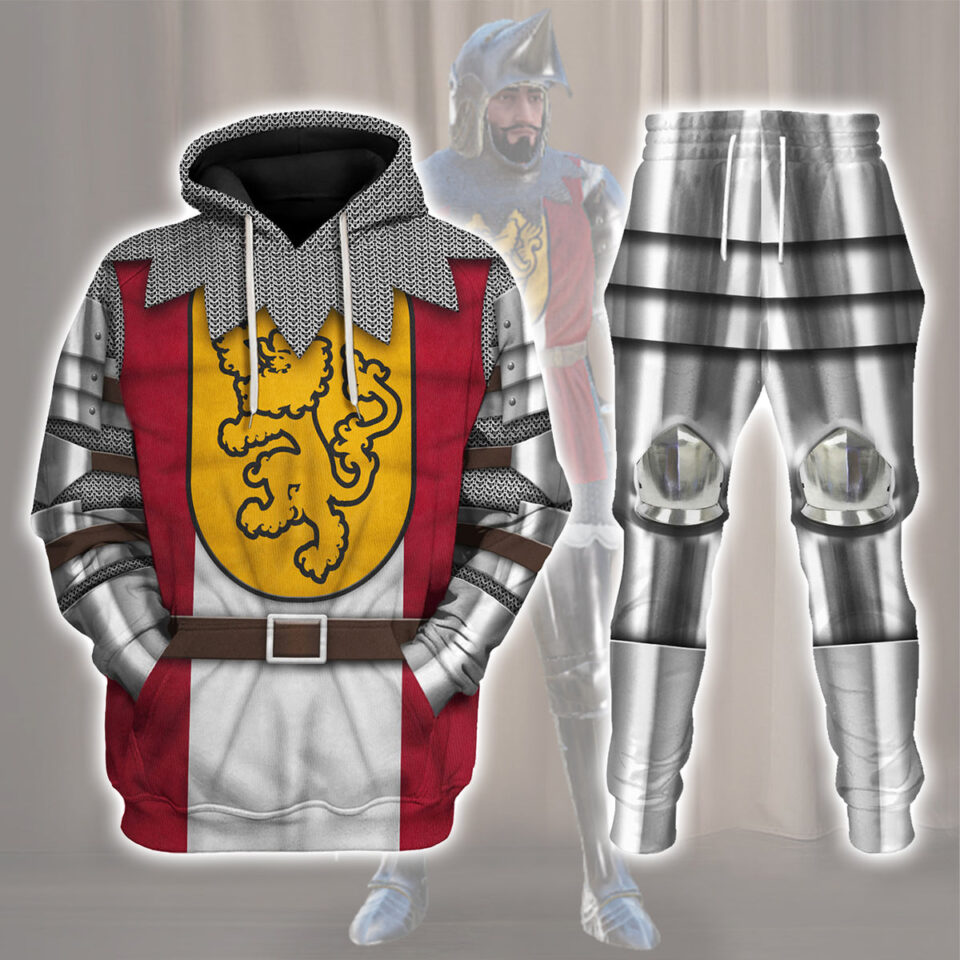 14th Century English Knights Costume Hoodie Sweatshirt T-Shirt Sweatpants Tracksuit - HypemerchX