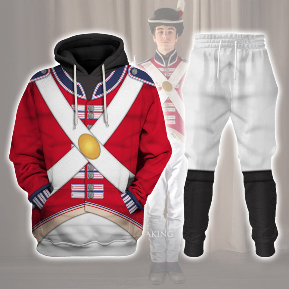 1804 Royal Marine - Battle of Trafalgar Uniform All Over Print Hoodie Sweatshirt T-Shirt Tracksuit - HypemerchX