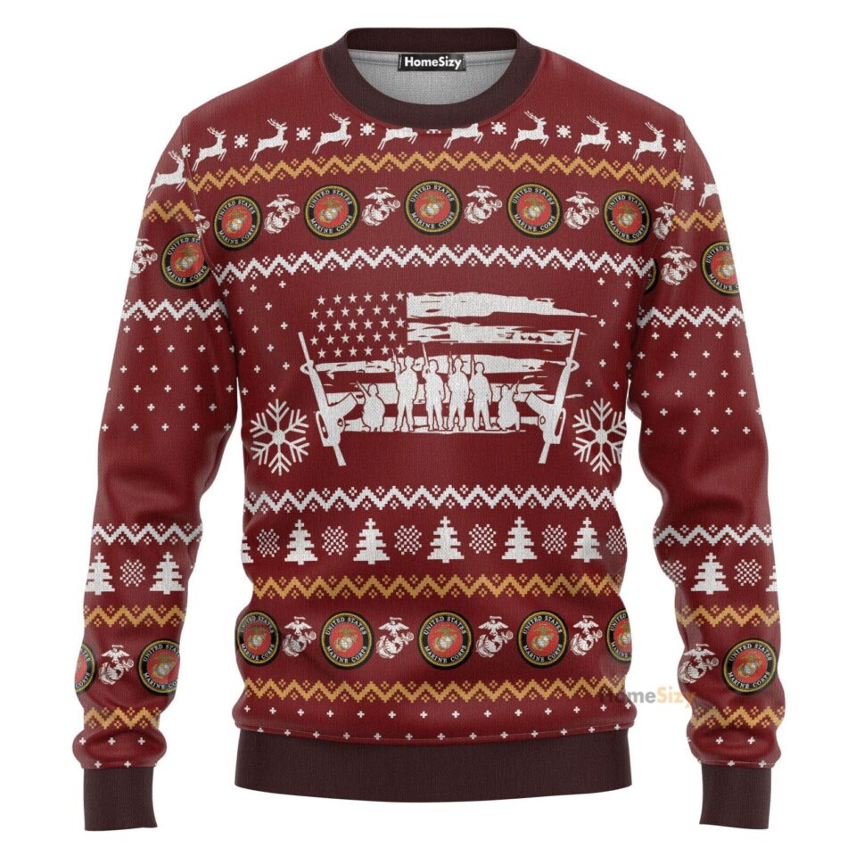 U.S Marine Corps Ugly Christmas Sweater
