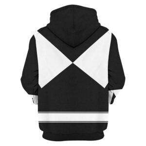 Black Ranger Mighty Morphin Hoodies Sweatshirt T-shirt Hawaiian Halloween Cosplay7