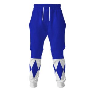 Blue Ranger Mighty Morphin Hoodies Sweatshirt T-shirt Hawaiian Halloween Cosplay6
