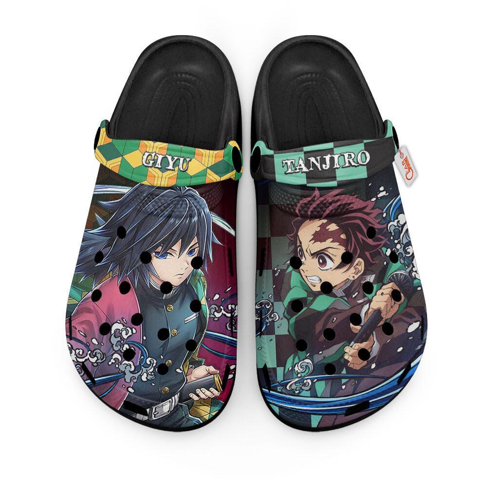 Tanjiro & Giyu Themed Clogs – Stylish & Comfortable Footwear1