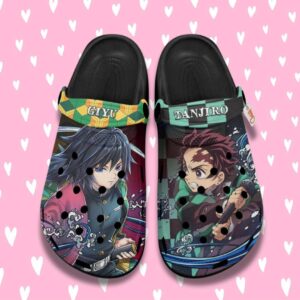 Tanjiro & Giyu Themed Clogs – Stylish & Comfortable Footwear2