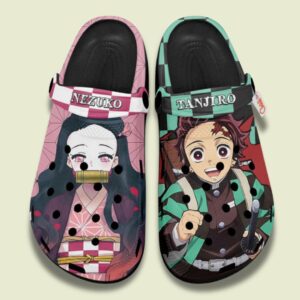 Tanjiro and Nezuko Clogs Shoes Comfortable For Men and Women3