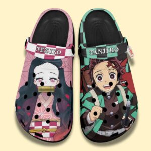 Tanjiro and Nezuko Clogs Shoes Comfortable For Men and Women4