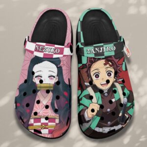 Tanjiro and Nezuko Clogs Shoes Comfortable For Men and Women5