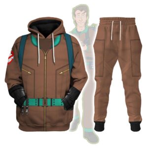The Real Ghostbusters Brown Costume Hoodie Sweatshirt T-Shirt Sweatpants1
