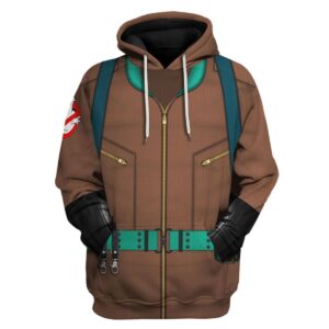 The Real Ghostbusters Brown Costume Hoodie Sweatshirt T-Shirt Sweatpants2
