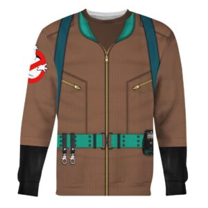 The Real Ghostbusters Brown Costume Hoodie Sweatshirt T-Shirt Sweatpants3