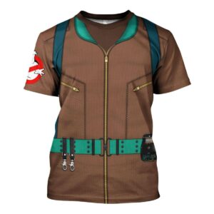 The Real Ghostbusters Brown Costume Hoodie Sweatshirt T-Shirt Sweatpants4