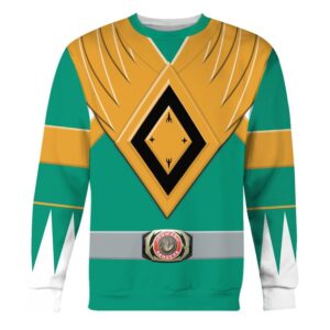 Unisex Tracksuit Hoodies Green Power Ranger 3D Costumes3