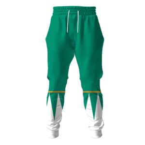 Unisex Tracksuit Hoodies Green Power Ranger 3D Costumes6