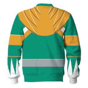 Unisex Tracksuit Hoodies Green Power Ranger 3D Costumes8