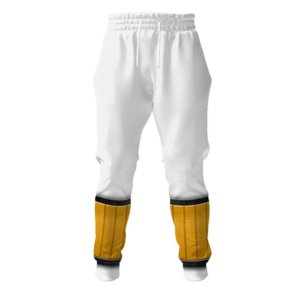 White Ranger Mighty Morphin Hoodies Sweatshirt T-shirt Hawaiian Tracksuit Halloween Cosplay6