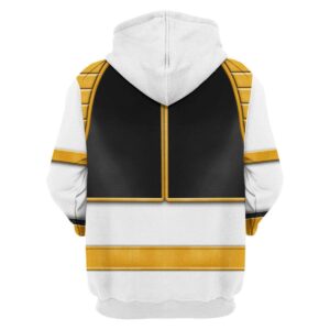 White Ranger Mighty Morphin Hoodies Sweatshirt T-shirt Hawaiian Tracksuit Halloween Cosplay7