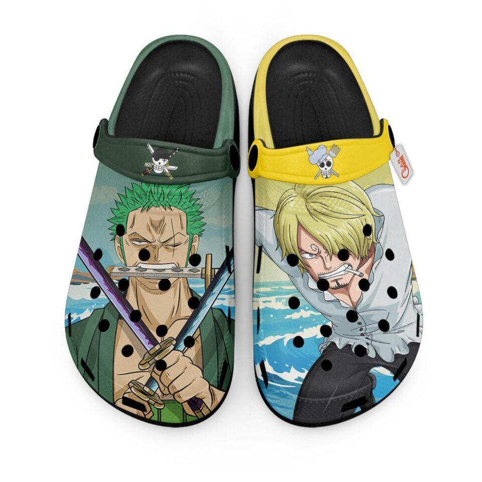 Zoro and Sanji Clogs Shoes Comfortable For Men Women