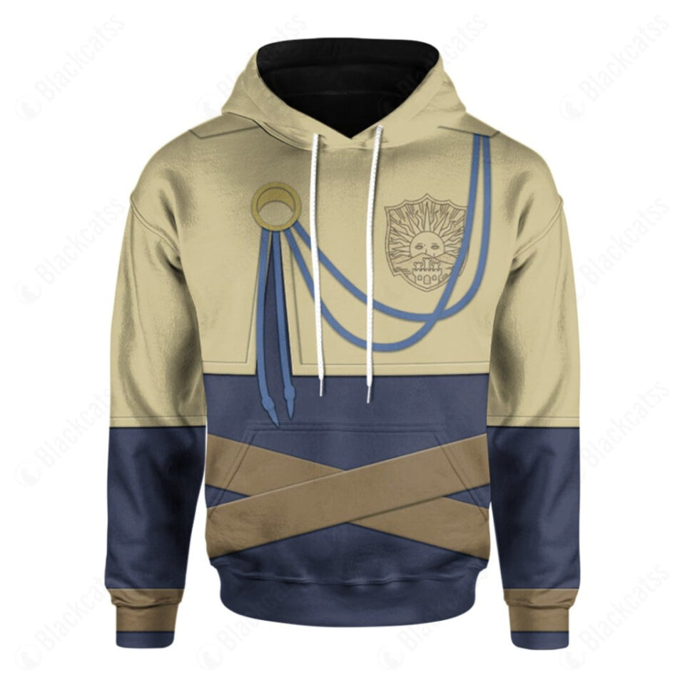 Anime BC Golden Dawn Squad Yuno Costume Hoodie Sweatshirt T-Shirt Sweatpants Tracksuit - HypemerchX