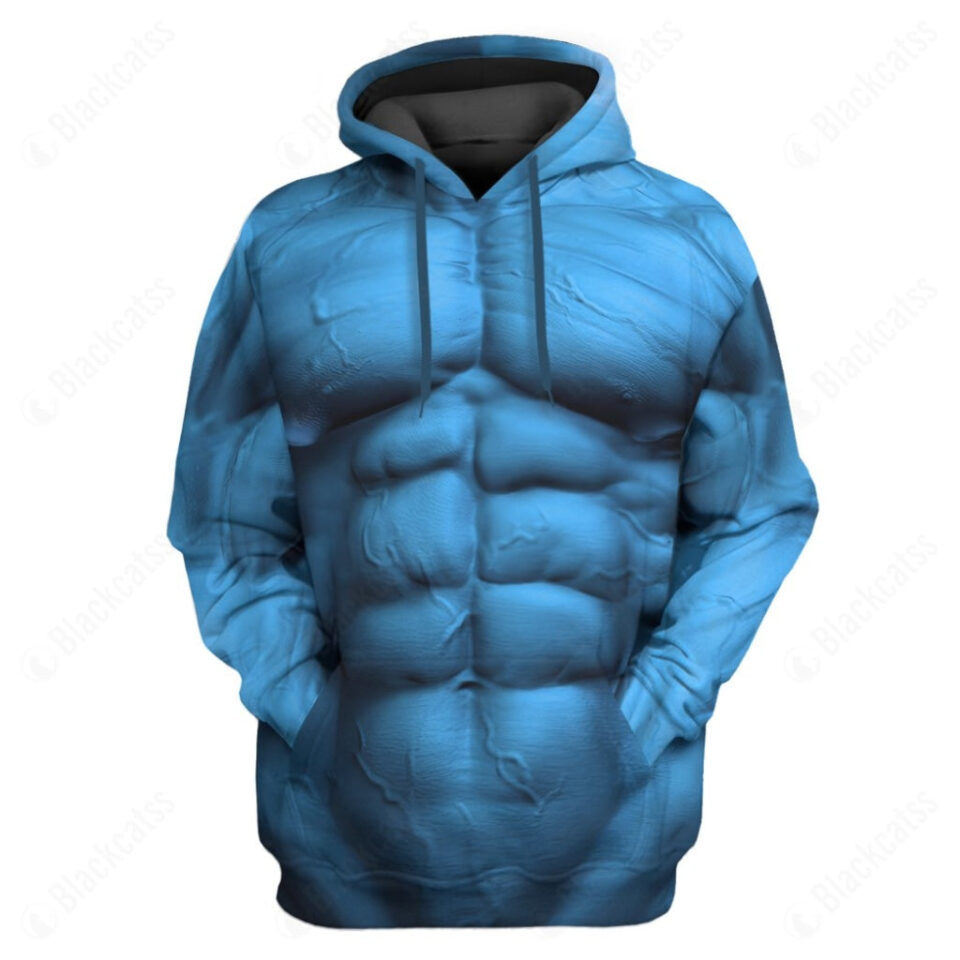 DC Dr Manhattan Costume Hoodie Sweatshirt T-Shirt Sweatpants Tracksuit - HypemerchX