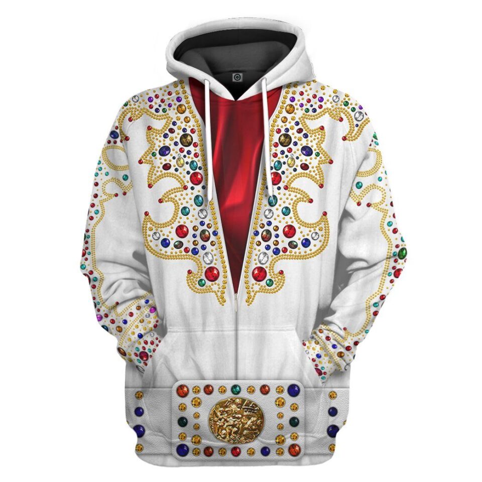 EP Elvis Presley Suit Costume Hoodie Sweatshirt T-Shirt Sweatpants Tracksuit - HypemerchX