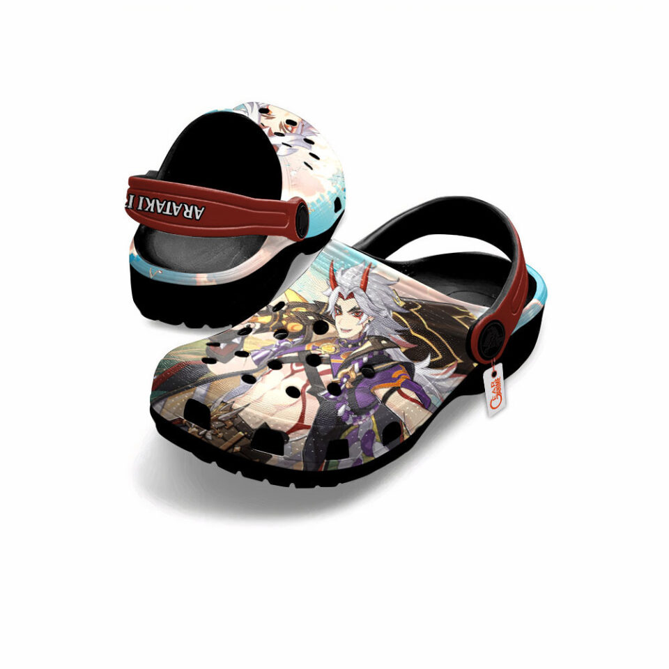 Arataki Itto Genshin Impact Premium EVA Clogs Shose for Men and Women