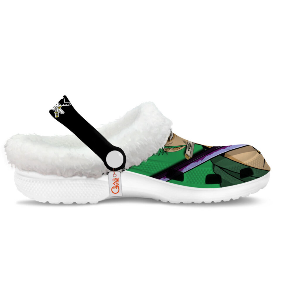 Roronoa Zoro Fleece-Lined Clogs