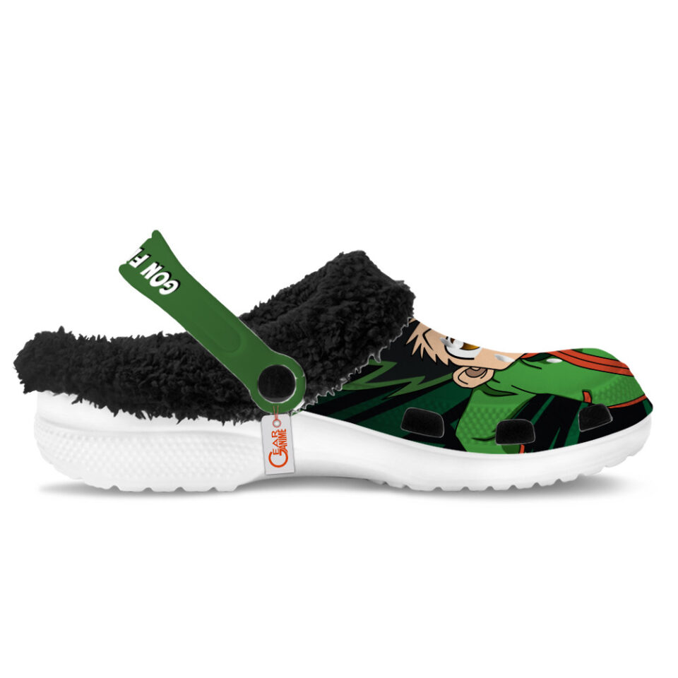 Kurapika x Gon Freecss Fleece-Lined Clogs Shose for Men and Women