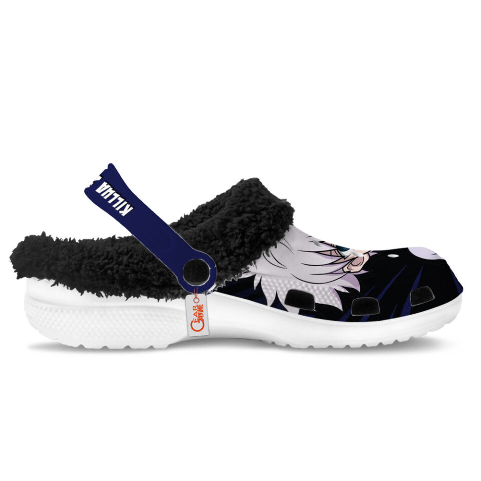 Killua x Alluka Zoldyck Fleece-Lined Clogs Shose for Men and Women