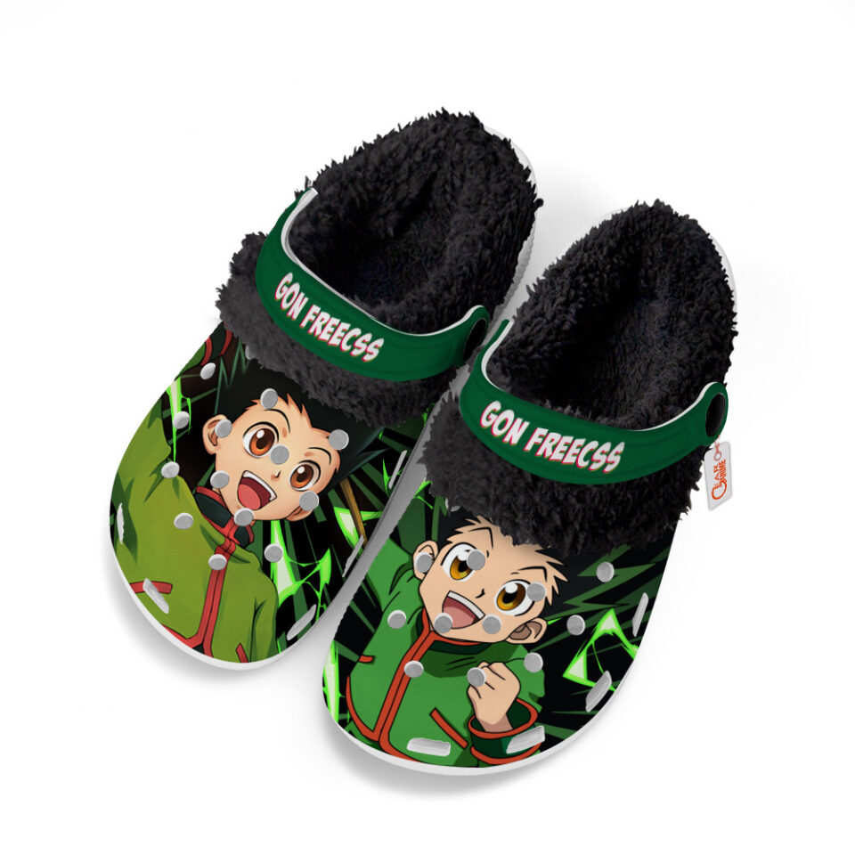 Gon Freecss Fleece-Lined Clogs Shose for Men and Women