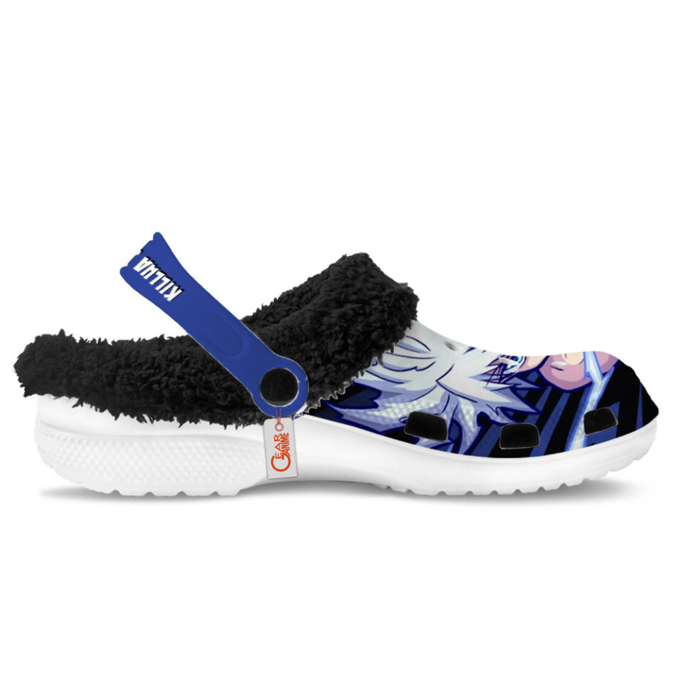 Killua x Illumi Zoldyck Fleece-Lined Clogs Shose for Men and Women