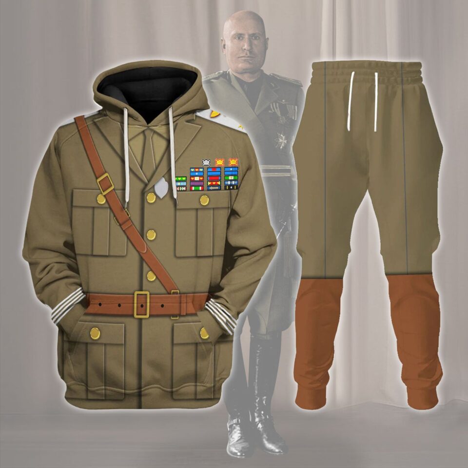 Rodolfo Graziani, 1st Marquis of Neghelli| Former Governor of Italian Somaliland Costume Hoodie Sweatshirt T-Shirt Sweatpants Tracksuit - HypemerchX
