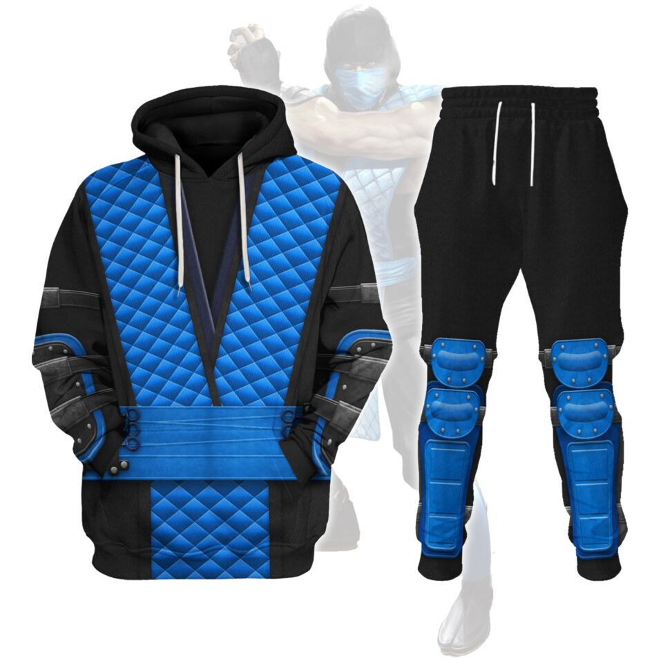Sub-Zero Costume Hoodie Sweatshirt T-Shirt Sweatpants Tracksuit - HypemerchX